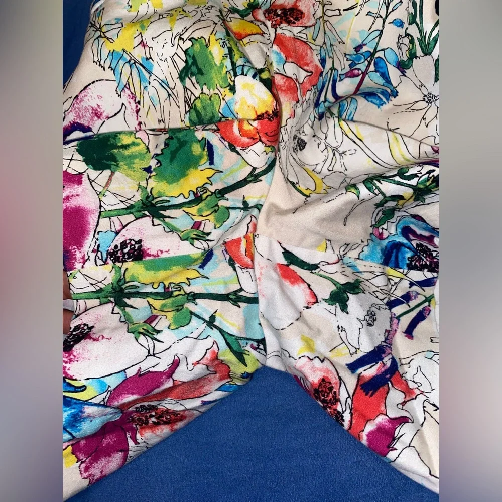Express - Multi-color Floral Shorts - Picture 3 of 7